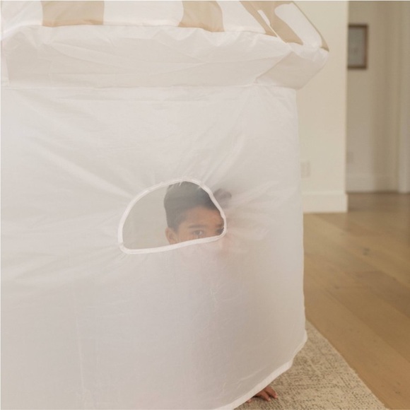 SMOL -  Air Fort Inflatable Mushroom Tent White NIB NEW - Picture 4 of 7